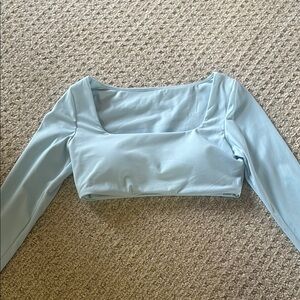 Light Blue Women's activewear top